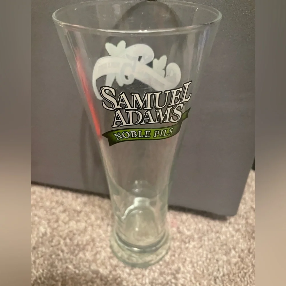 Samuel Adams Tall Drinking Glass.